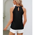 Miniatyrbilde 4 av 5: Kvinners Sequin-topp uten ermer, Svart Black M