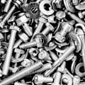 Miniatyrbilde 6 av 8: Metallbrikker (580 stykker) med plastboks - 9 forskjellige størrelser av rustfrie stålskiver M2, M2.5, M3, M4, M5, M6, M8, M10 og M12 - Flat skive