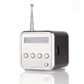 Pikkukuva 3 / 8: Kannettava TD V26 Digitaalinen Radiokaiutin Mini FM-radion vastaanotin LCD-stereokaiuttimella, tukee Micro-muistikorttia 0.2