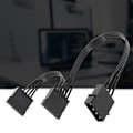 Pikkukuva 4 / 5: 4-pin IDE -liitin 2/3/4/5 kiintolevyn virtalähteeseen 4P - Sata Y -jakosovitin null - C 0.05