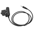 Walkie Talkie Headset Adapter Trycktyp Kompakt Säker Anslutning för Yaesu Vertex VX-6R VX-7R VX-6E VX-7E