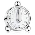 Miniatyrbild 1 av 4: 60 minuters kökstimer, manuell timer för barn, mekanisk timer