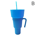 Miniatyrbild 1 av 5: Stadium Tumbler Popcorn Cup Snack Cup Multifunktionell Kopp 1000m blue 1L