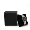 Miniatyrbillede 3 af 4: Lnofxas Sort Enkelt Ur Gaveæske med Pude PU Læder Armbåndsur Display Etui Organizer til Mænd