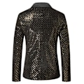Miniatyrbilde 2 av 5: Menn's smokingjakke med paljetter, Blazer Ballfest gull gold XL