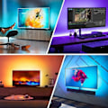 Miniatyrbild 8 av 8: LED-remsa LED TV-bakgrundsbelysning Musiksynkronisering RGB Bluetooth-app
