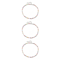 Pikkukuva 3 / 5: 1/2/3/5 helmen kaulakoru helmillä koristeltu choker säädettävä ketju boho tyyppi 4 Type 4 3PCS