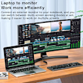 Miniatyrbild 3 av 5: USB C till HDMI-kabel 4K Typ C HDMI-omvandlare för PC bärbar TV