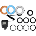 Miniatyrbilde 1 av 4: Ring Flash Light - Bærbar 48 LED Ring Flash Light Objektivadapterringer Kit for Canon for Nikon, for Fuji, for Pentax, for