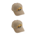 Miniatyrbillede 2 af 5: 1/2/3/5 Solbeskyttelseshætte til udendørsaktiviteter børn khaki khaki 2 Set
