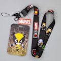 Miniatyrbild 1 av 6: Ny Marvel PVC-korthållare Spiderman Captain America Iron Man Superhjälte Anime Print Student Campus Kortfodral Lanyard ID-kort Xhmw27