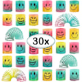 Miniatyrbilde 1 av 9: 30 vårlige festposefyllere Regnbue Fidget Mini Smile Leke for Pinata Festgave for Barn Gutter Jenter