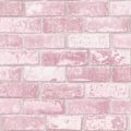 Pikkukuva 1 / 2: Glitter Brick -tapetti, vaaleanpunainen, Debona 9806