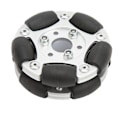 Pikkukuva 6 / 8: 60mm Robot Omni-pyörä alumiiniseos 360 asteen pyörivä robotti Omni-pyörän vaihto päivitykseen