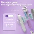 Miniatyrbillede 2 af 5: Top Elektrisk Epilator til Kvinder Mini IPL Laser Hårfjerningsmaskine til Damer Safir Frysende Skønhedsinstrument Bærbare Epilatorer