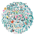 Miniatyrbild 2 av 7: 65 st Cartoon Hatsune Miku Graffiti Dekaler Gitarr Resväska La