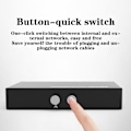 Miniatyrbillede 4 af 8: 1000 Mbps 2-i-1 To-vejs Ethernet-adapter RJ45 Splitter La in 1
