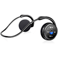 Miniatyrbilde 1 av 4: Trådløse Bluetooth-hodetelefoner, trådløse Bluetooth-hodetelefoner Sports Vanntett Hi-Fi Stereo Støtte Innebygd Mikrofon SD-kort FM-radio, 151