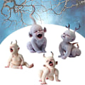 Pikkukuva 3 / 5: Halloween Creepy Devil Baby Resin Statue Scary Haunted Prop C