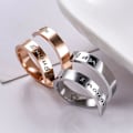 Miniatyrbillede 2 af 5: Rustfrit Stål Ring Smykker Justerbare Twist Ringe