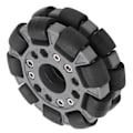 Miniatyrbillede 8 af 8: 100mm Dobbelt Plastik Omni-hjul Belastning 20KG til Platform Robot Kit 14049.