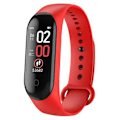 Miniatyrbilde 2 av 5: Smart Digital Watch Armbånd M4 Menn Kvinner Helse Sports Tracker Red