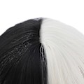 Miniatyrbild 4 av 5: Cruella De Vil Peruk Kvinnor Cosplay Lockigt Hår Kort Vågig Peruk