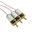 Miniatyrbillede 2 af 3: 5 stk. Micro N20 Gear Motor DC 3v-9v Langsom Hastighed Fuld Metal Gearkasse Reducer Legetøj