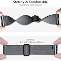 Miniatyrbillede 4 af 5: Loop-rem til Apple Watch - Justerbar nylon sportsrem til iWatch SE Series 9/8/7/6/5/4/3/2/1