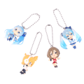 Miniatyrbild 7 av 8: 1 st 4 cm Hatsune Miku Nyckelring Kawaii Present till Flickor Ani - I lager 2
