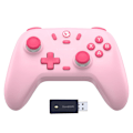 Miniatyrbillede 1 af 3: 2.4g Trådløs Controller til Windows PC, iPhone, Android, Switch & Steam, Bluetooth Controller  Hall Effect Trigger, Turbo, Rumble Vibration (Pink) Pink
