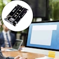 Miniatyrbild 5 av 5: SATA till M.2 Key B NVMe-adapterkort som stöder Key B SATA-protokoll SSD överensstämmer med SerialATA rev3.0-specifikationer