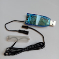 Miniatyrbillede 4 af 5: 1m USB til 1V-24V justerbar LR6/AM3/AA batter eliminator med LED voltmeter