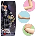 Miniatyrbillede 2 af 4: Wednesday Addams bløde legetøj til bar Long Sleeve Polka Dot