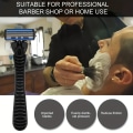 Miniatyrbilde 6 av 9: Manuell barbermaskin, 6-lags barberblad, barbermaskin i rustfritt stål, reserveblader 1 Toolholder + 6 Blades
