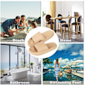 Miniatyrbilde 5 av 5: Kvinners tykke plattformsandaler i kaki Khaki 38-39