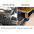 Miniatyrbillede 5 af 5: 3D-printer fjeder senge 8mm ydre diameter 20mm længde støbeform let belastning til Creality Ender 3, Ender 3 Pro, Ender 3 V2, 8stk