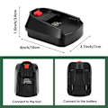 Miniatyrbilde 3 av 3: BOSB18C - Adapter for bruk av BOSCH B-batterier med PSR i C-batteriverktøy