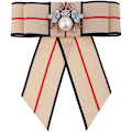 Miniatyrbillede 1 af 4: Krystal Bi Broche Slips