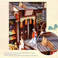 Miniatyrbilde 5 av 5: DIY Bokhylle Miniatyr Modell