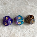 Pikkukuva 2 / 7: Constellation Divination -ennustusnopat, 12-sivuiset, Astrologia A A