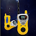Pikkukuva 2 / 4: Puhu etäisyydellä 50 metriä Walkie talkie lapsille (keltainen)