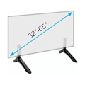 Miniatyrbilde 3 av 5: Universell TV-stativ for 32-65 tommers Samsung Vizio Sony LCD TV Ikke for LG TV Svart TV-stativ Bordstativ 2-pakning