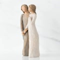 Miniatyrbillede 2 af 4: Willow Tree Min Søster Min Ven Skulptureret Håndmalet Figur