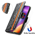 Pikkukuva 4 / 5: Caseneo 002 -sarjan puhelinkotelo Xiaomi Redmi Note 12 Turbo / Poco F5 5g -puhelimille, liitos PU-nahkaa, RFID-estotoiminnolla ja telineellä