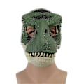 Miniatyrbillede 3 af 5: Dinosaurmaske Hovedbeklædning, Jurassic World Dinosaurlegetøj med Åbning Bevægelig Kæbe, Velociraptor Maske & Tyrannosaurus Rex Maske Bundle Green