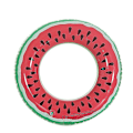Miniatyrbild 1 av 4: Vattenmelon simring Vuxen Barn Uppblåsbar Donut Gummiring