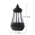 Miniatyrbilde 2 av 5: Solcellelykt hengende LED-lys AA A A