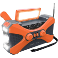Miniatyrbillede 5 af 5: 10000mAh håndsving-nødradio - Solcelledrevet håndsving-radioer Camping-gadgets Overlevelsesudstyr-WELLNGS
