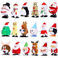 Miniatyrbilde 3 av 7: 18 stk Julegave-Julepynt Opptrekkbare Lekeassortering for Julefestgaver Godteriposefyll (Jul)
